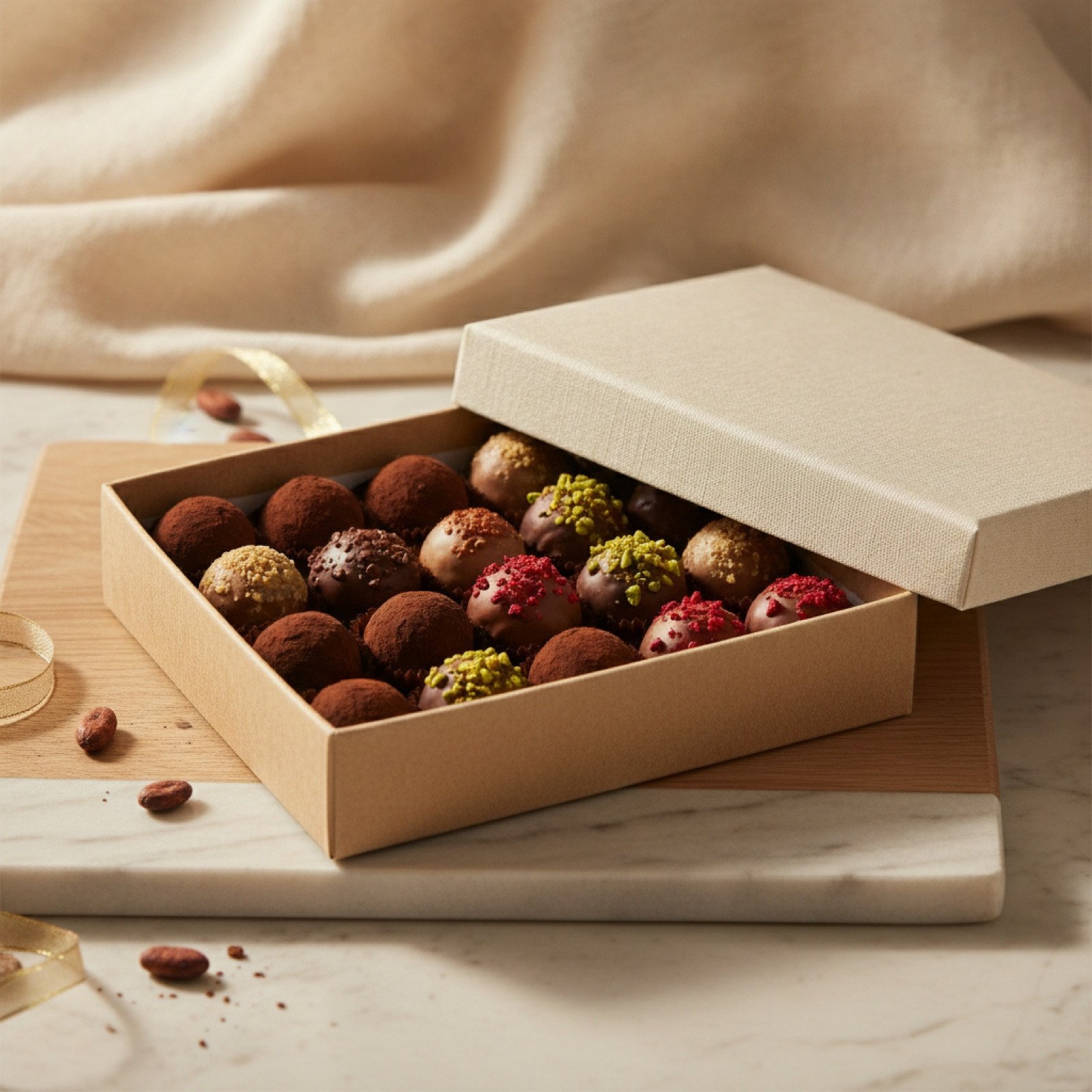 Artisan Chocolate Truffle Box